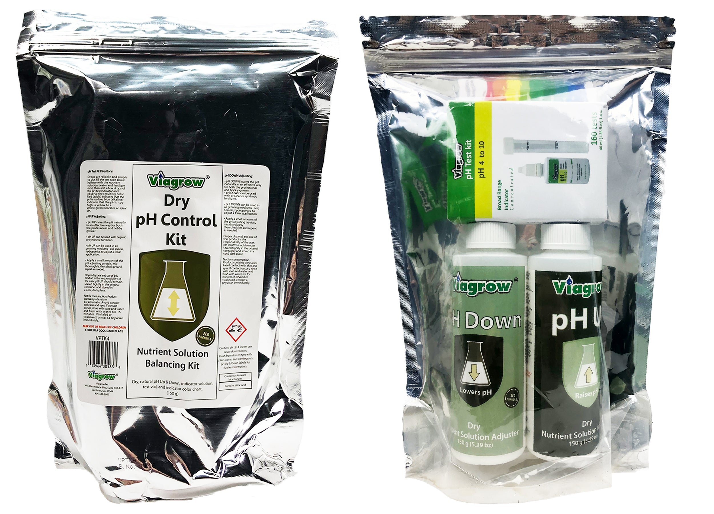 The Harvest Company pH Control Kit 1.4 oz. Organic Nutrient Solution Crystal Concentrate Application Type Tester and Adjuster  25-Case