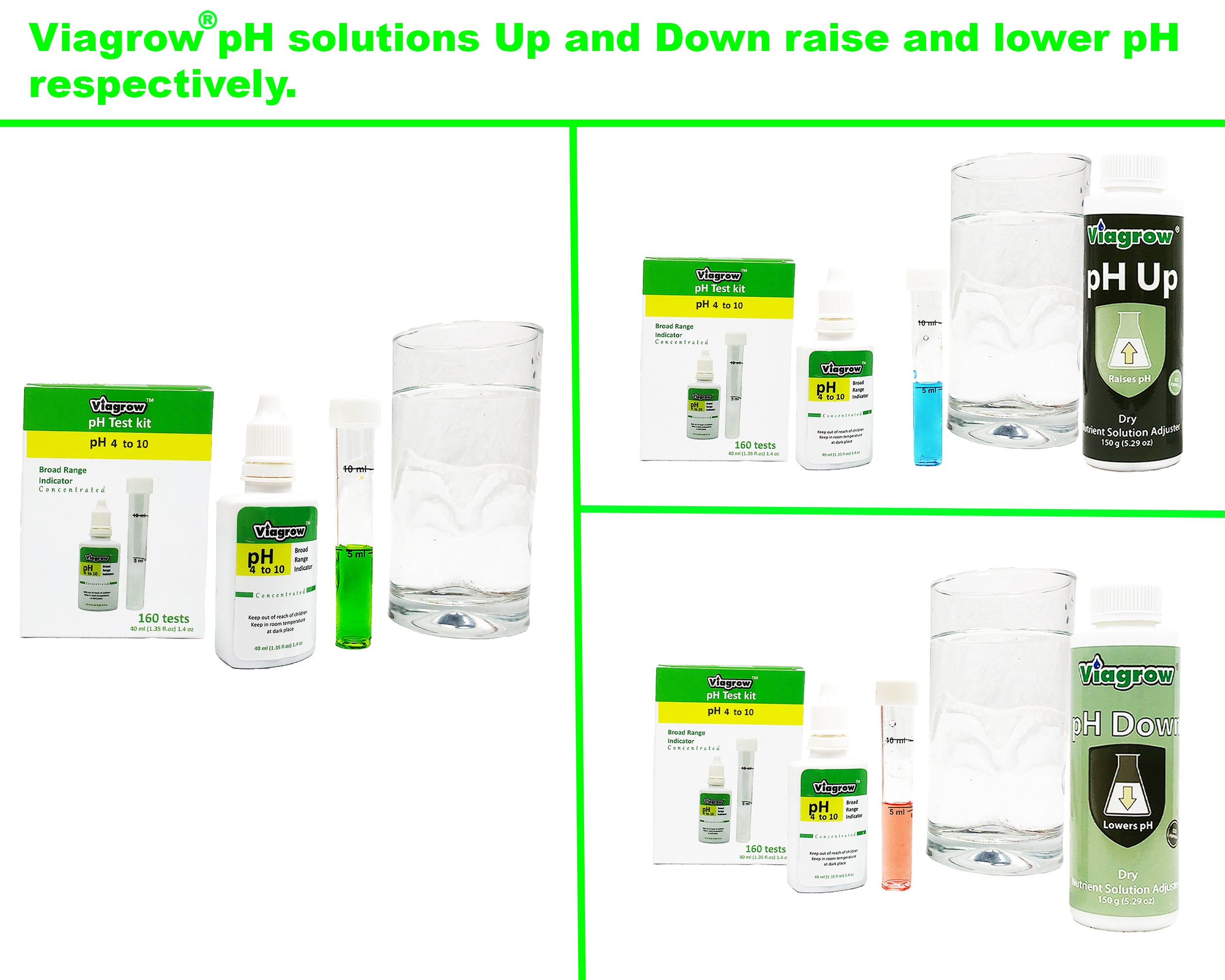 The Harvest Company pH Control Kit 1.4 oz. Organic Nutrient Solution Crystal Concentrate Application Type Tester and Adjuster  25-Case