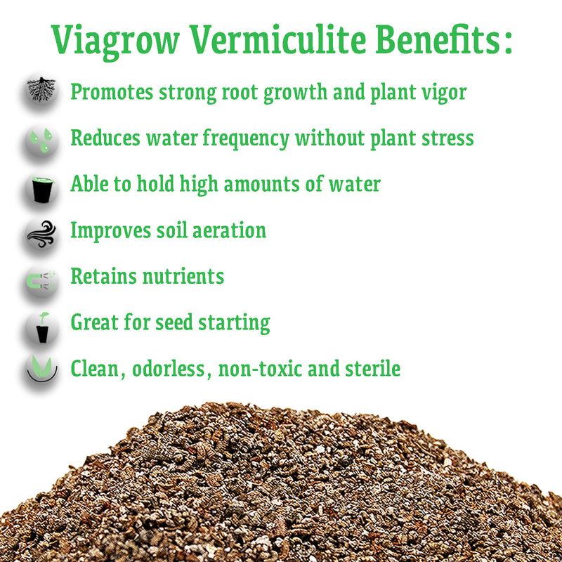 Viagrow 4 cu. ft. (113L) Horticultural Vermiculite Natural Soil Amendment 