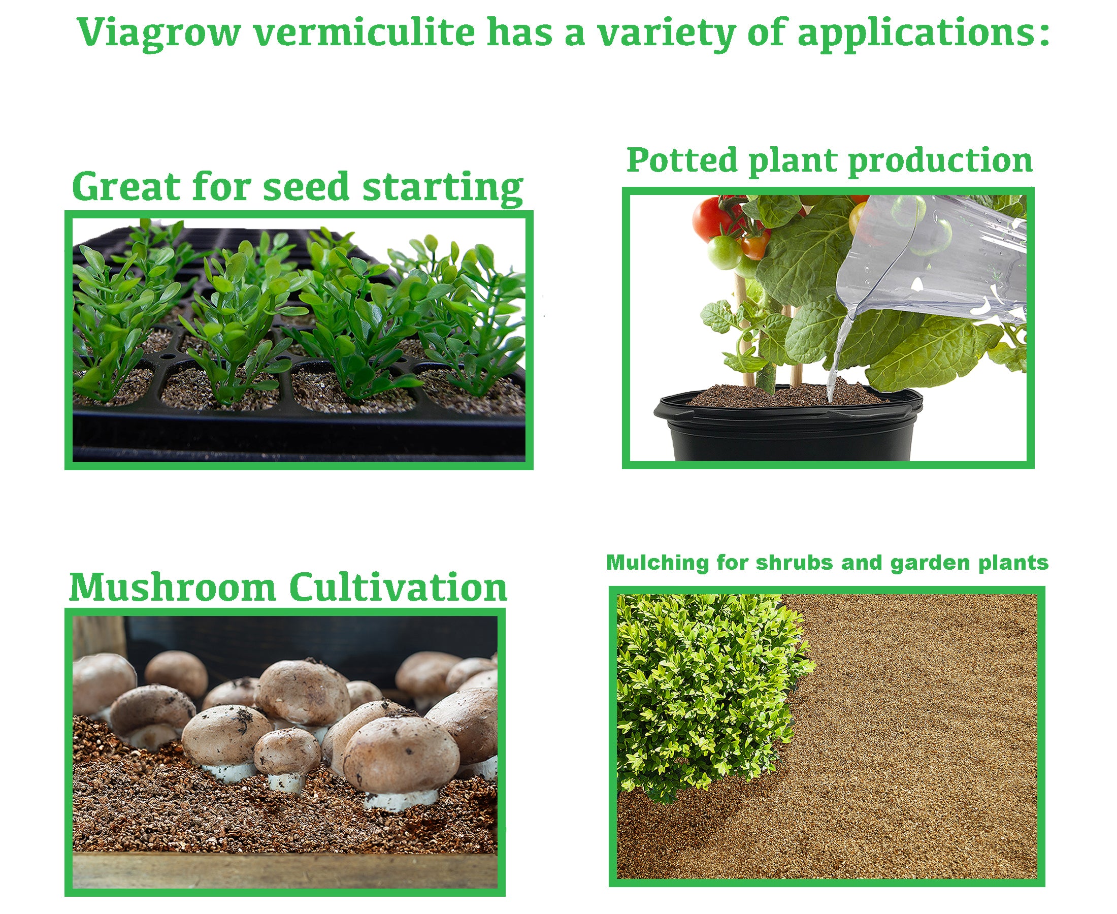 Viagrow 4 cu. ft. (113L) Horticultural Vermiculite Natural Soil Amendment 