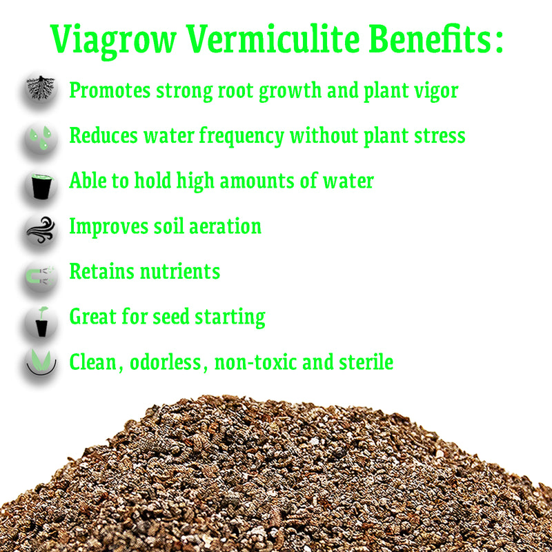 Viagrow 4 cu. ft. (113L) Horticultural Vermiculite Natural Soil Amendment
