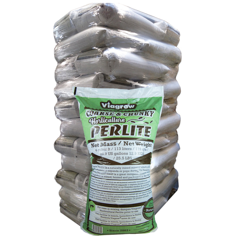 Viagrow 4 cu. ft. (113L) Perlite Coarse and Chunky Grade White Soil Amendment 