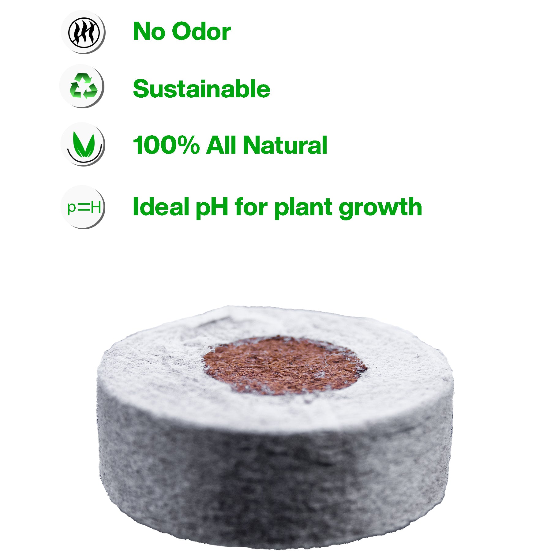 Viagrow 50pc Coco Coir Seed Starter Plugs