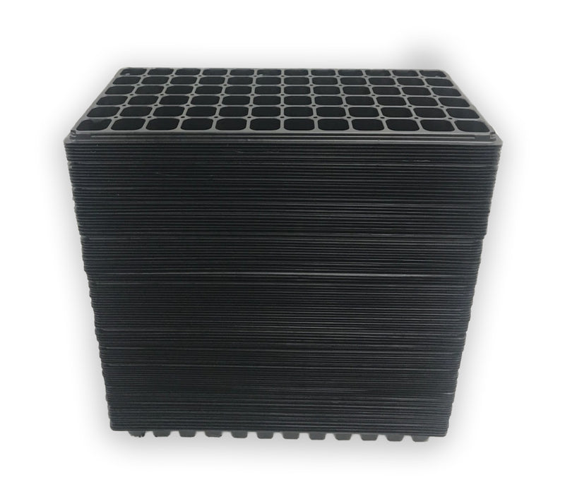 Viagrow 10 in. x 20 in. Black Plastic 72-Cell Garden Tray Inserts